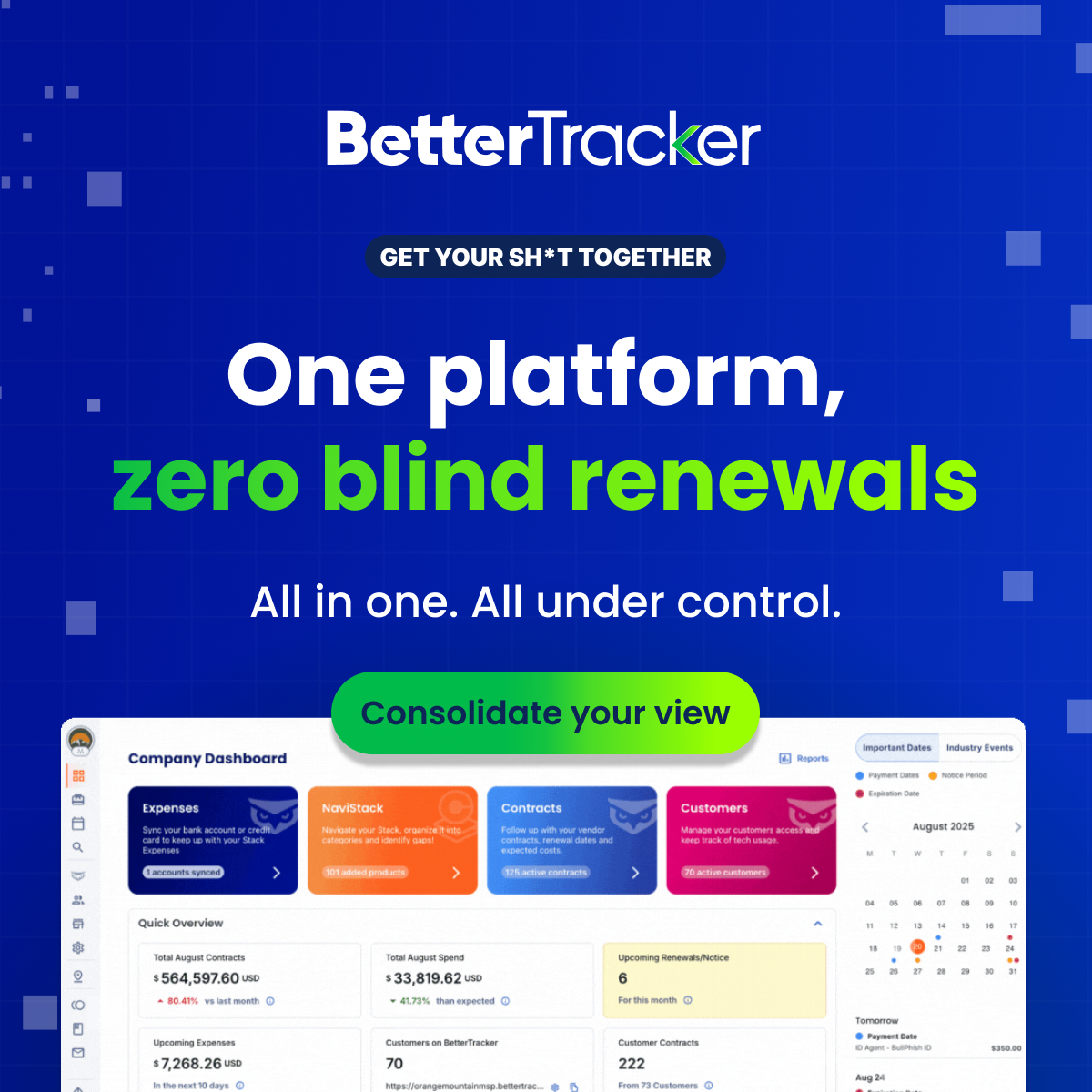 Channel Program / BetterTracker social